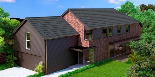 Композитная черепица Tilcor Tudor  Зеленый камень